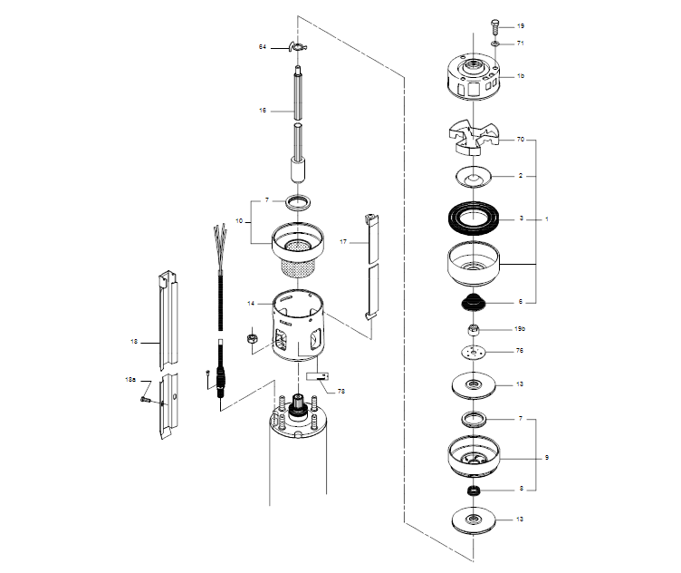 GRUNDFOS Unterwasserpumpe 16S15-14 -Art. 16A15314