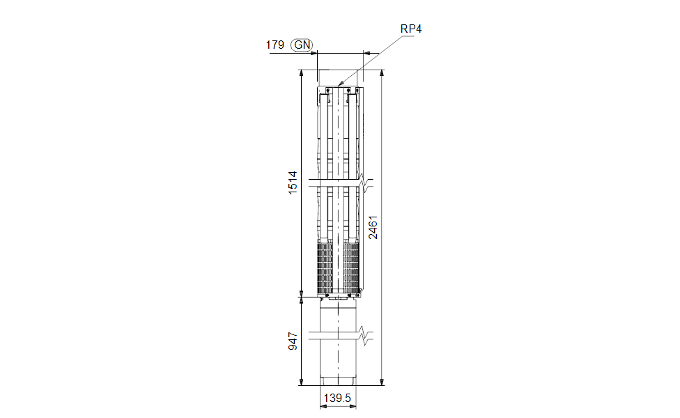 GRUNDFOS Unterwasserpumpe SPE 95-8 -Art. 92617442