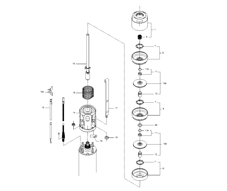 GRUNDFOS Unterwasserpumpe  SP 5A-38 -Art. 05101K38
