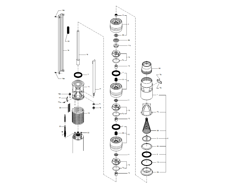GRUNDFOS Unterwasserpumpe SP 95-4-Art. 19016904