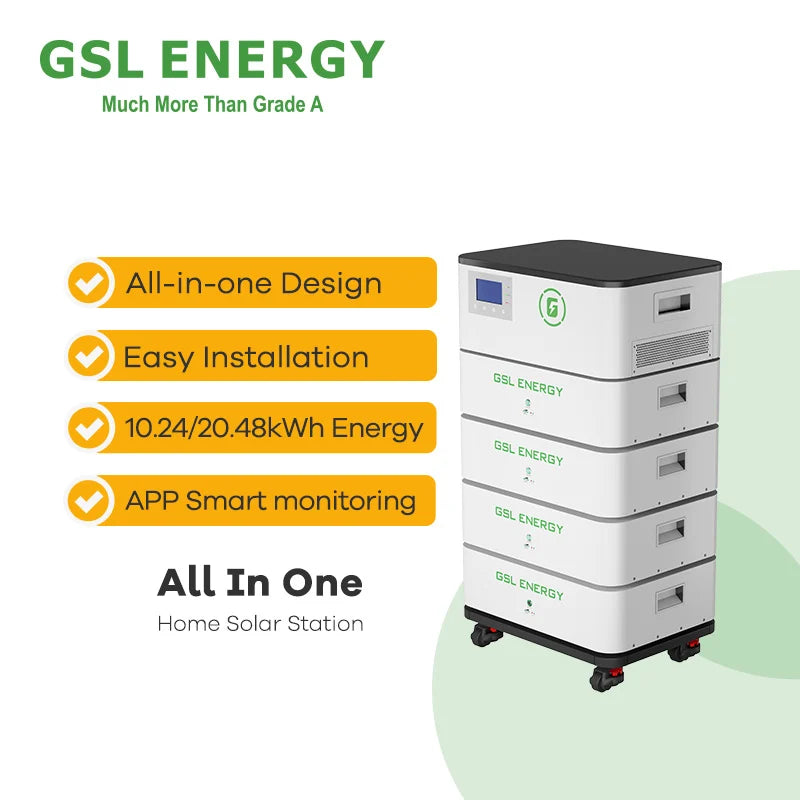 Shenzhen GSL Energy Co., Ltd. - Speicher - GSL 1200-4800W All-In-One Energy Storage System GSL-AIO-6K10 - Art. 19355