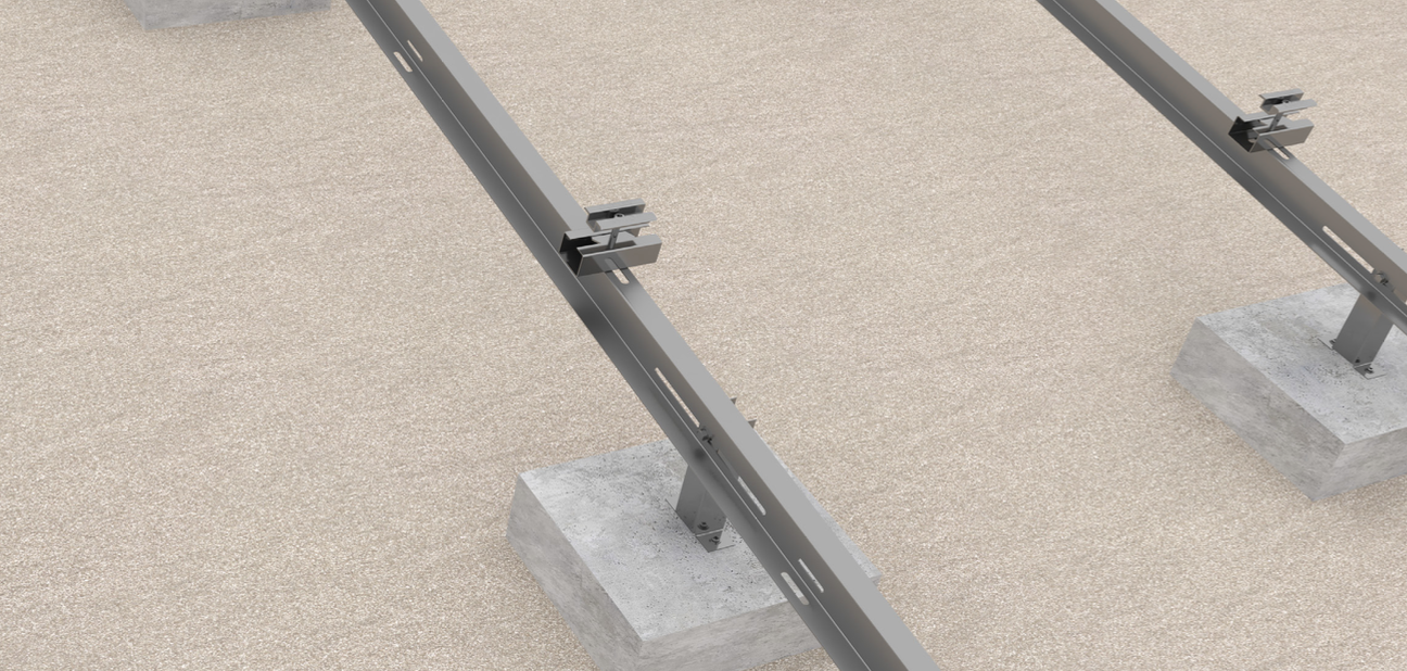 Gozler Construction & Engineering - Montagesysteme - GZR005 Flat Roof System (South) GZR005 - Art. 9892