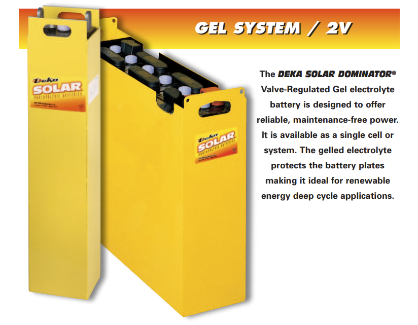 East Penn Manufacturing Company, Inc. - Speicher - Gel Systems 2V G75 (1581) G75-11 - Art. 22676