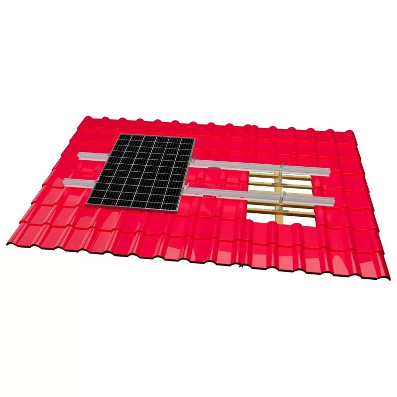 Beijing Yi Jia International Trading Co., Ltd - Montagesysteme - Glazed Tile PV Bracket Mounting System Glazed Tile PV Bracket Mounting System - Art. 10782