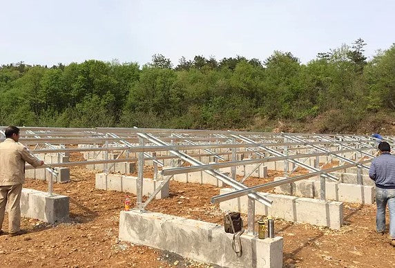 Jiangyin Solar Master Energy Co.,Ltd. - Montagesysteme - Ground Concrete Mounting Ground Concrete Mounting - Art. 6052