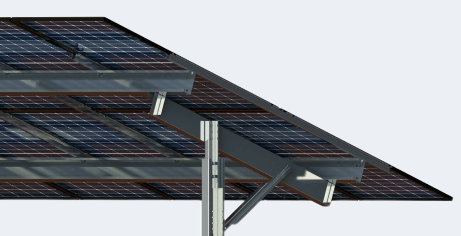 SOL Components - Montagesysteme - Ground Fixed-Tilt Rail System Ground Fixed-Tilt Rail System - Art. 10135