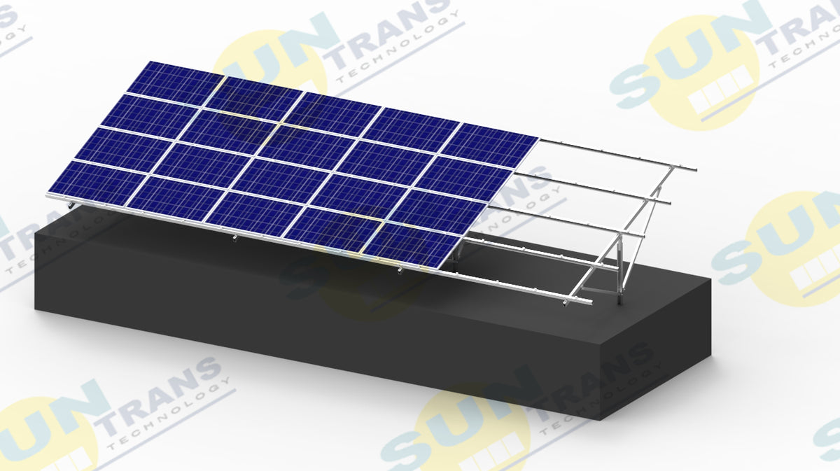 Xiamen Suntrans New Energy Technology Co., Ltd. - Montagesysteme - Ground Projects Pole Diagram Pole diagram - Art. 8033