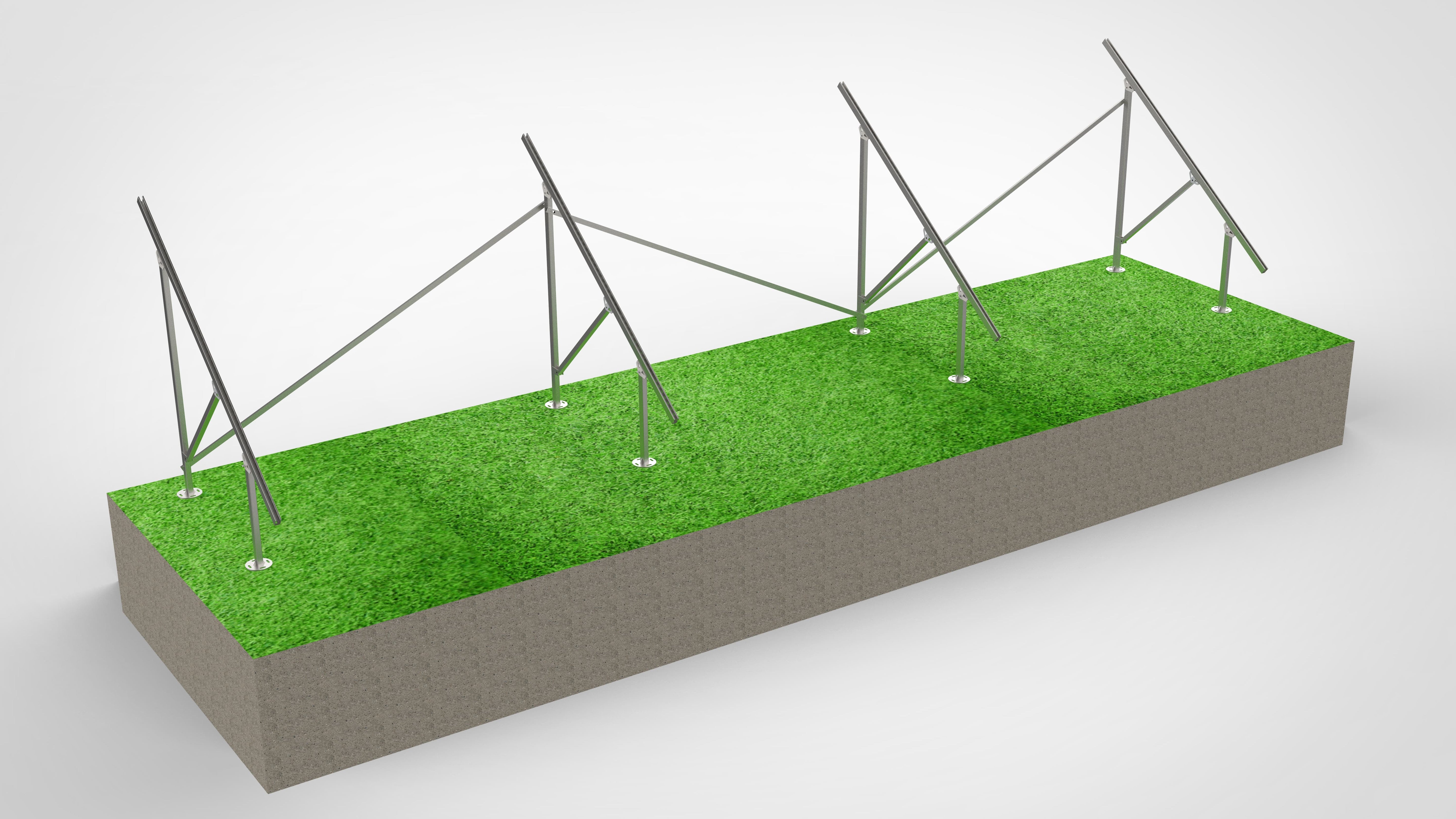 Feshion (Xiamen) Solar Technology Co., Ltd - Montagesysteme - Ground Screw Foundation Steel Mount Ground Screw Foundation Steel Mount - Art. 10259
