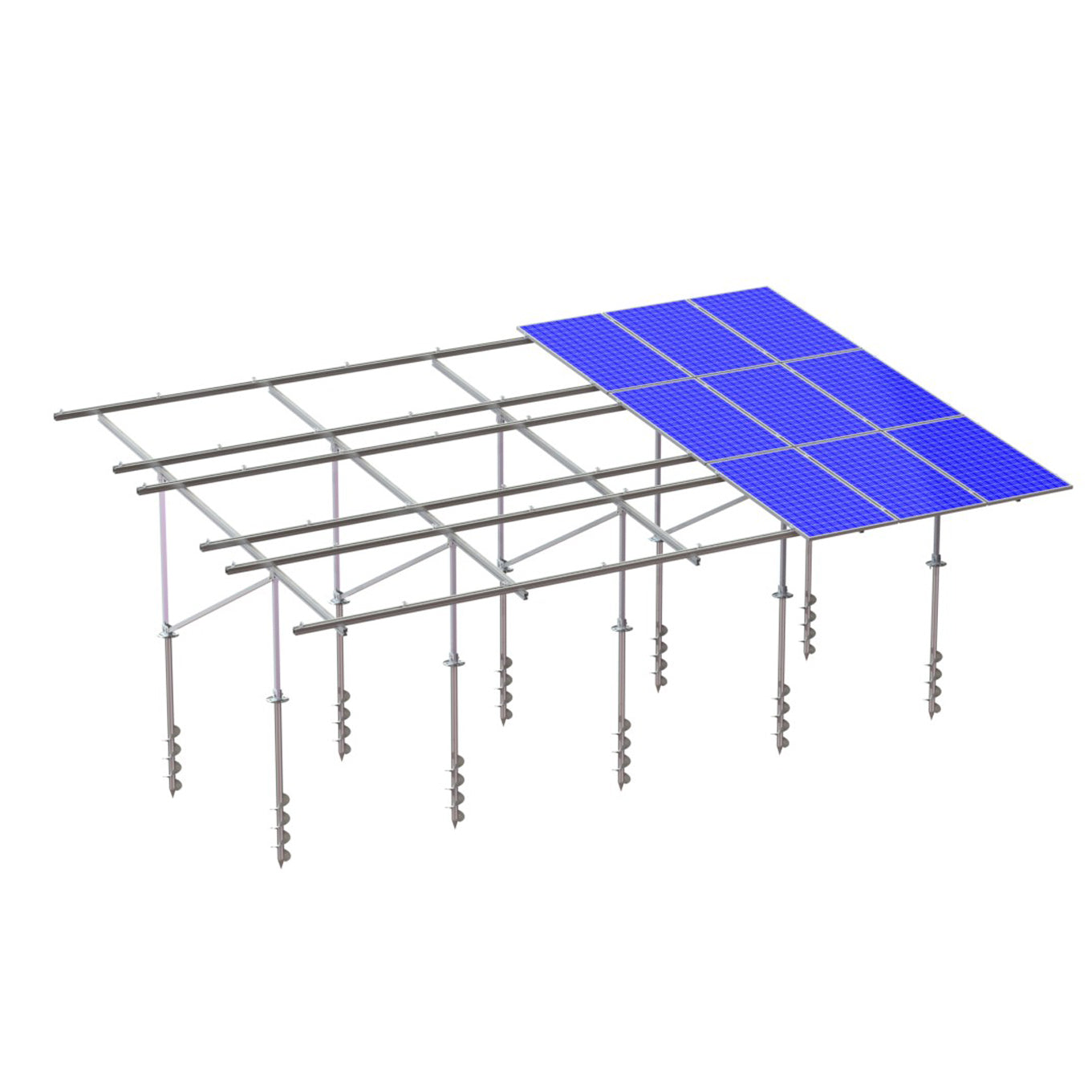Alumsolar PV Engineering Co., Ltd. - Montagesysteme - Ground solar mounting system AS0002 - Art. 6074