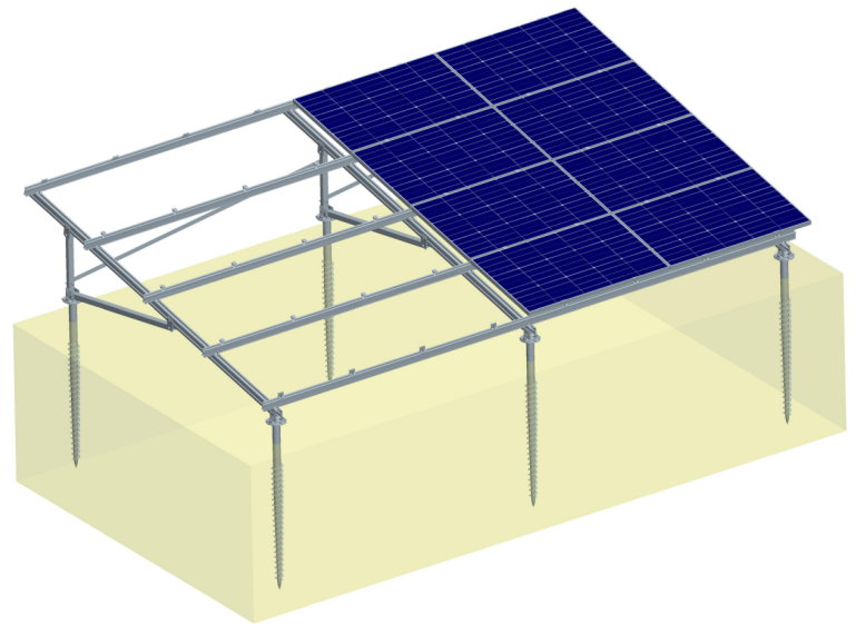 Xiamen Photons Solar Technology Co., Ltd. - Montagesysteme - Ground solar mounting system Aluminum mounting structure - Art. 7022