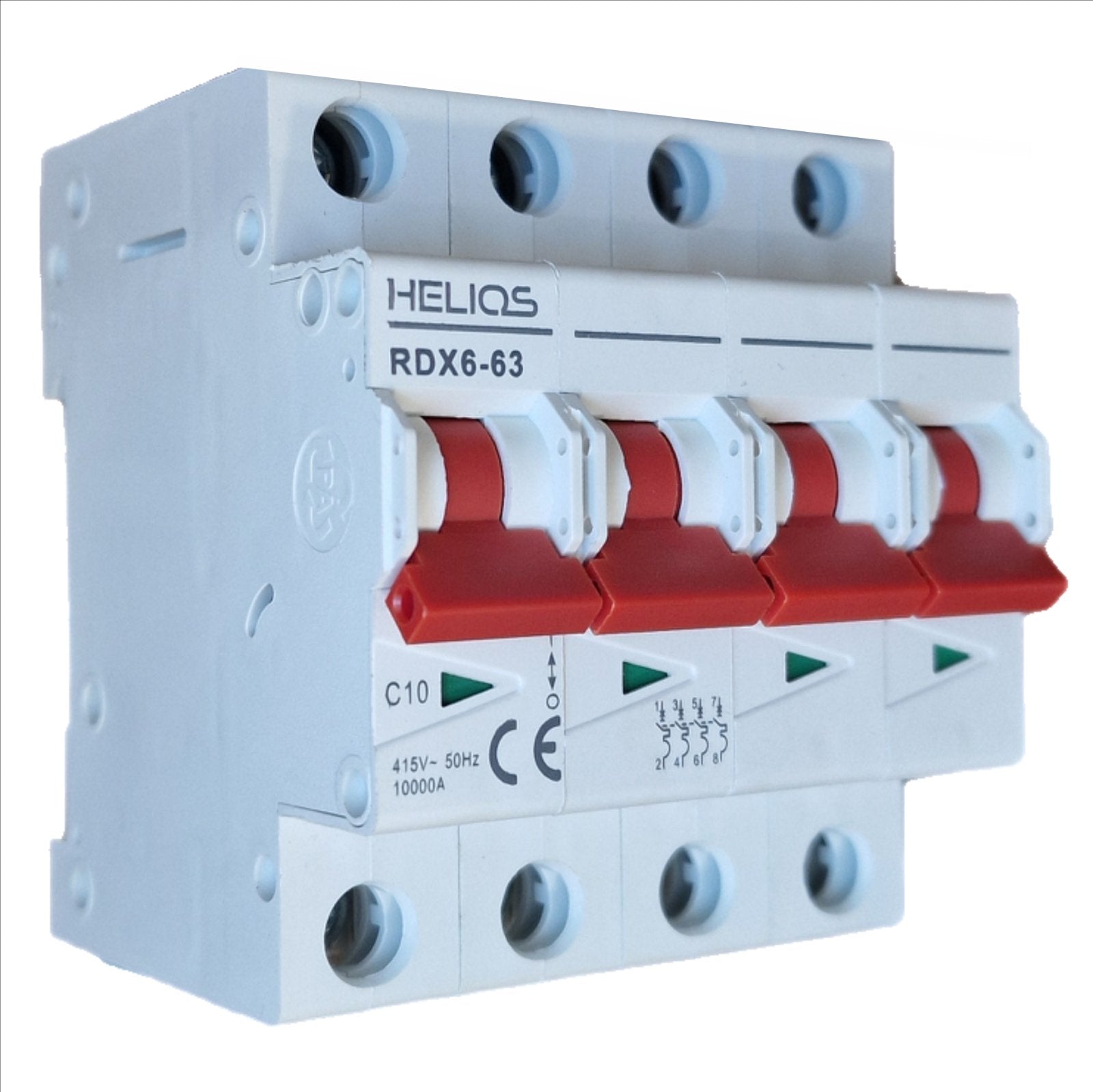 HELIOS AC MCB 10A 4P