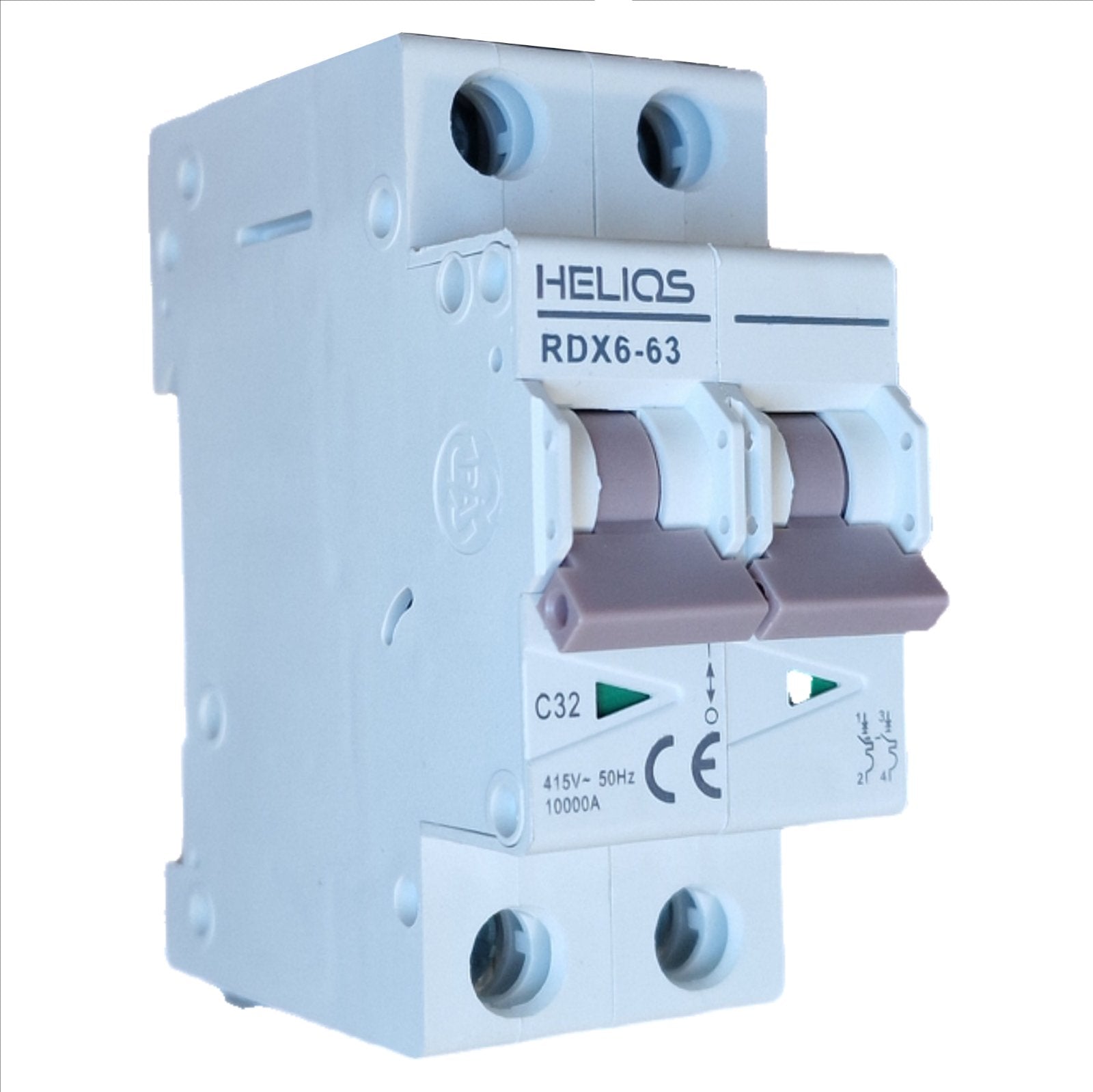 HELIOS AC MCB 32A 2P