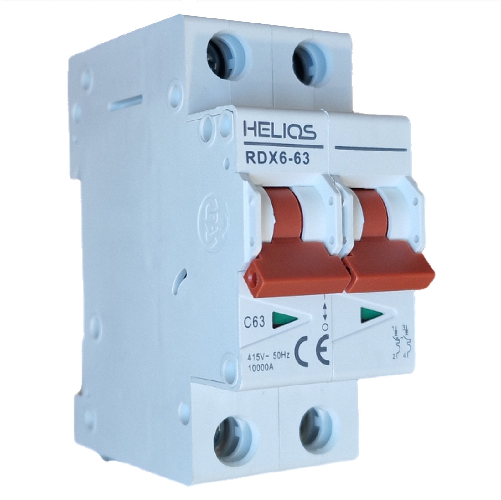 HELIOS AC MCB 63A 2P