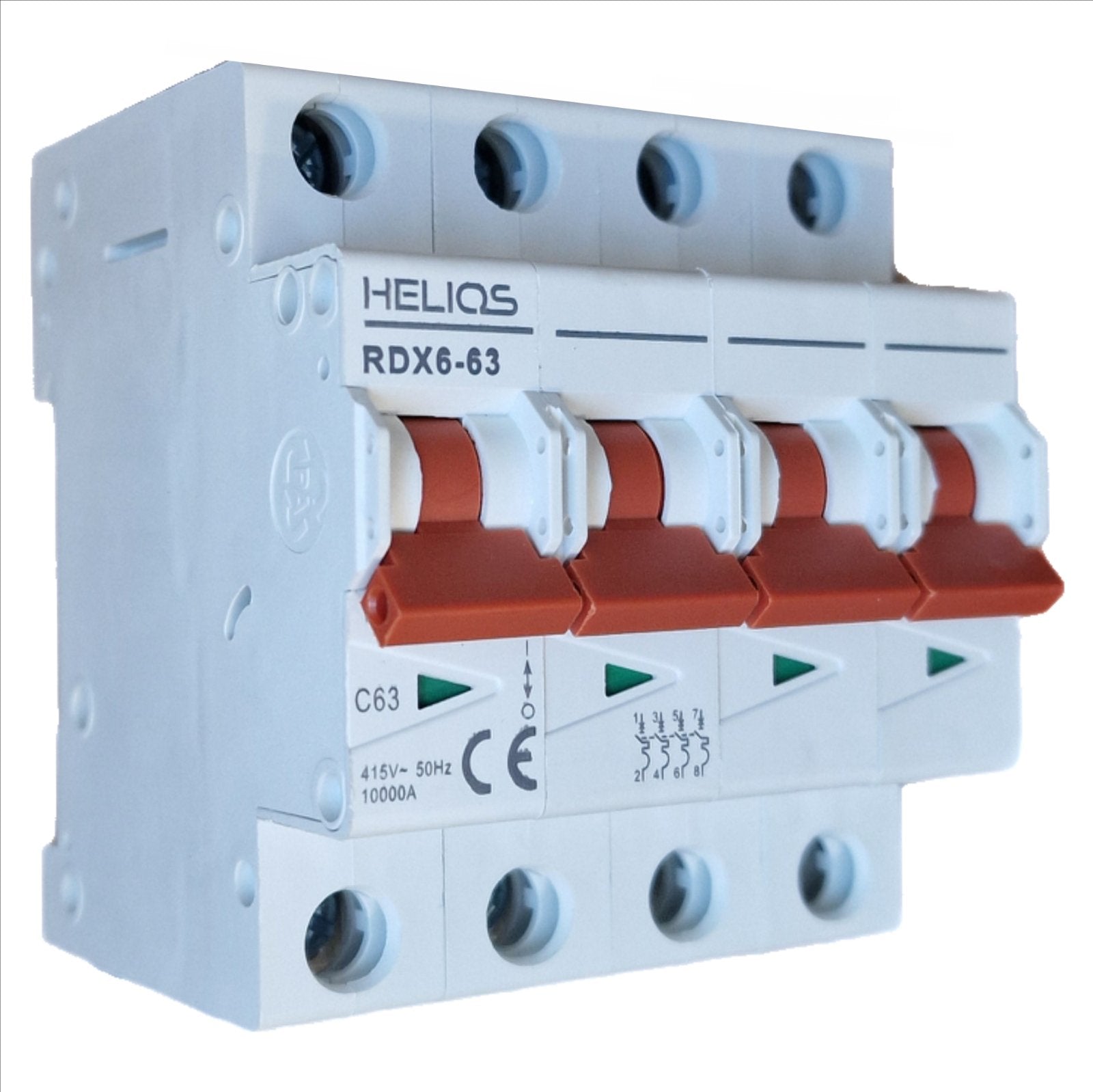 HELIOS AC MCB 63A 4P