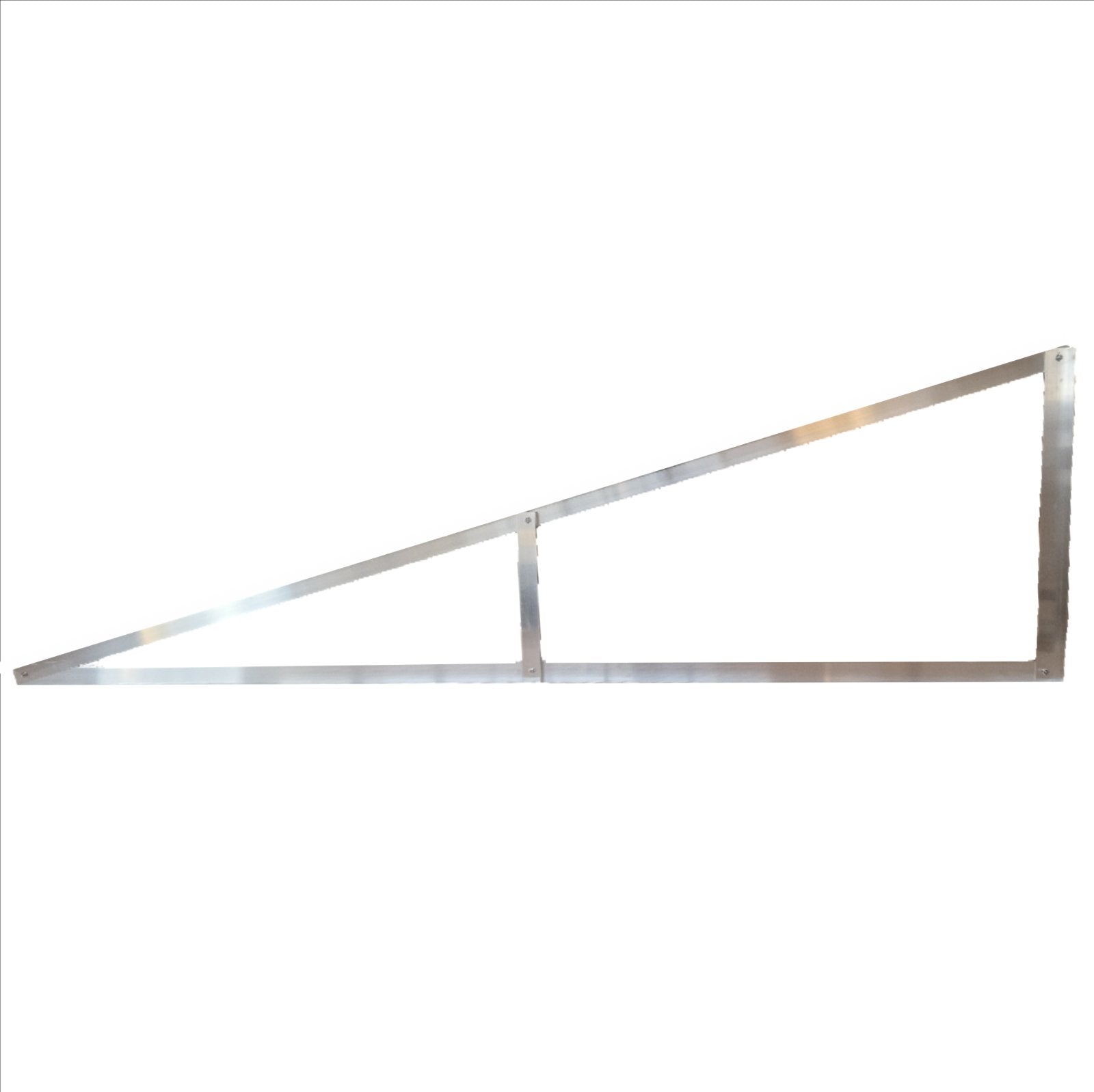 HELIOS Aluminiumdreieck für 3 Paneele im Hochformat 5°-10° (1,9-2 m)