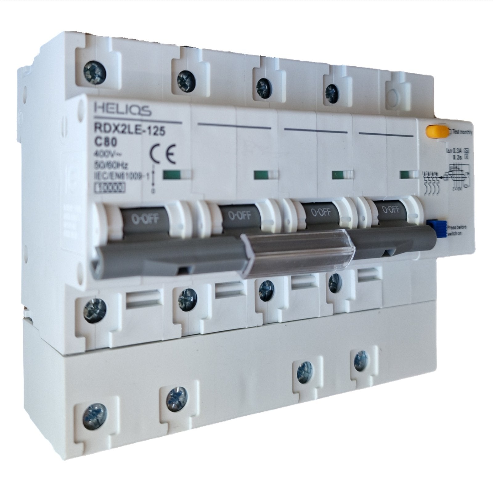 HELIOS RCD-Ergänzung 300 m + MCB 4P 80 A A+S