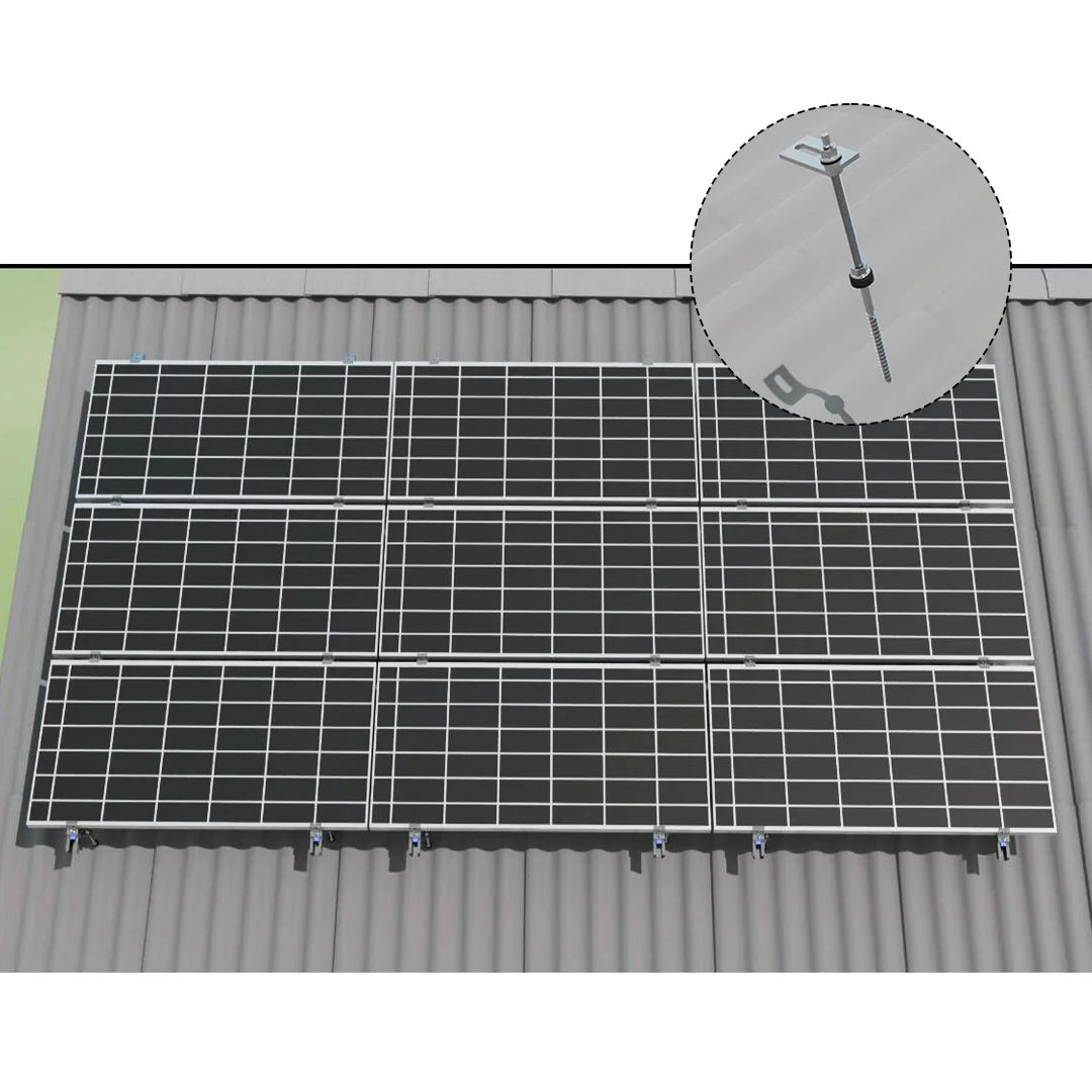 Zhejiang Haina Solar Tech Co., Ltd. - Montagesysteme - HINA Roof Mounting System Roof Mounting System - Art. 10136