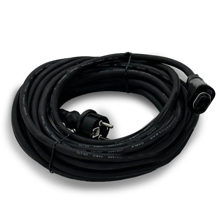 Hoymiles Anschlusskabel BC05 auf Schuko (3 m) – Für HMS-Serie
