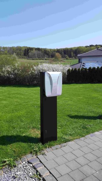 Hardy Barth Stele zur Montage auf Betonfundament