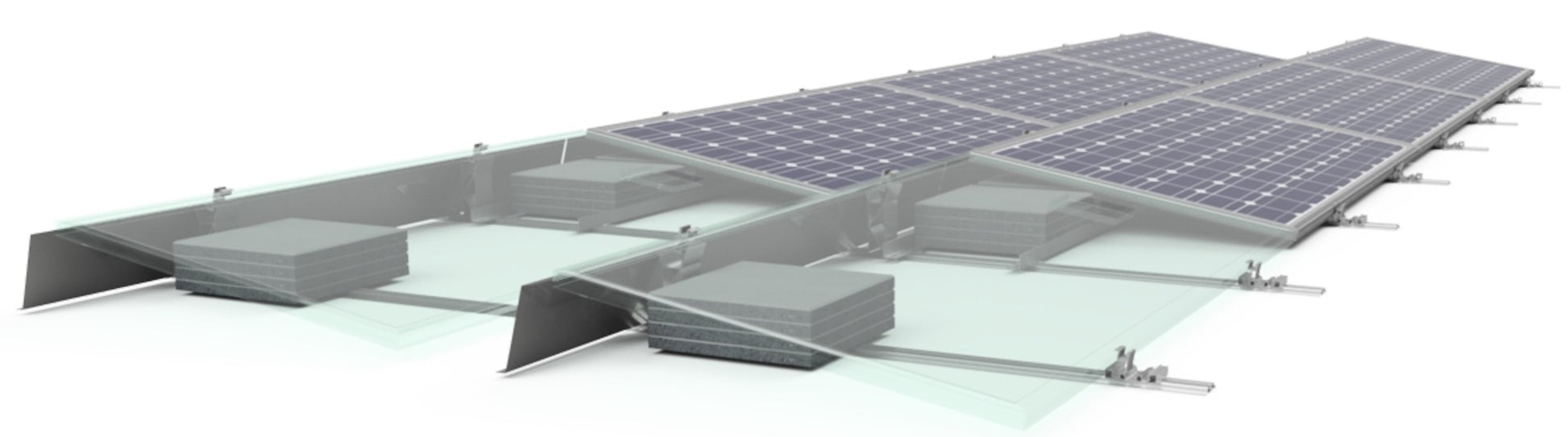 Alumil Solar Systems S.A. - Montagesysteme - Helios 2300 Solfie – Single Helios 2300 Solfie – Self-ballasted Mounting System - Art. 6144