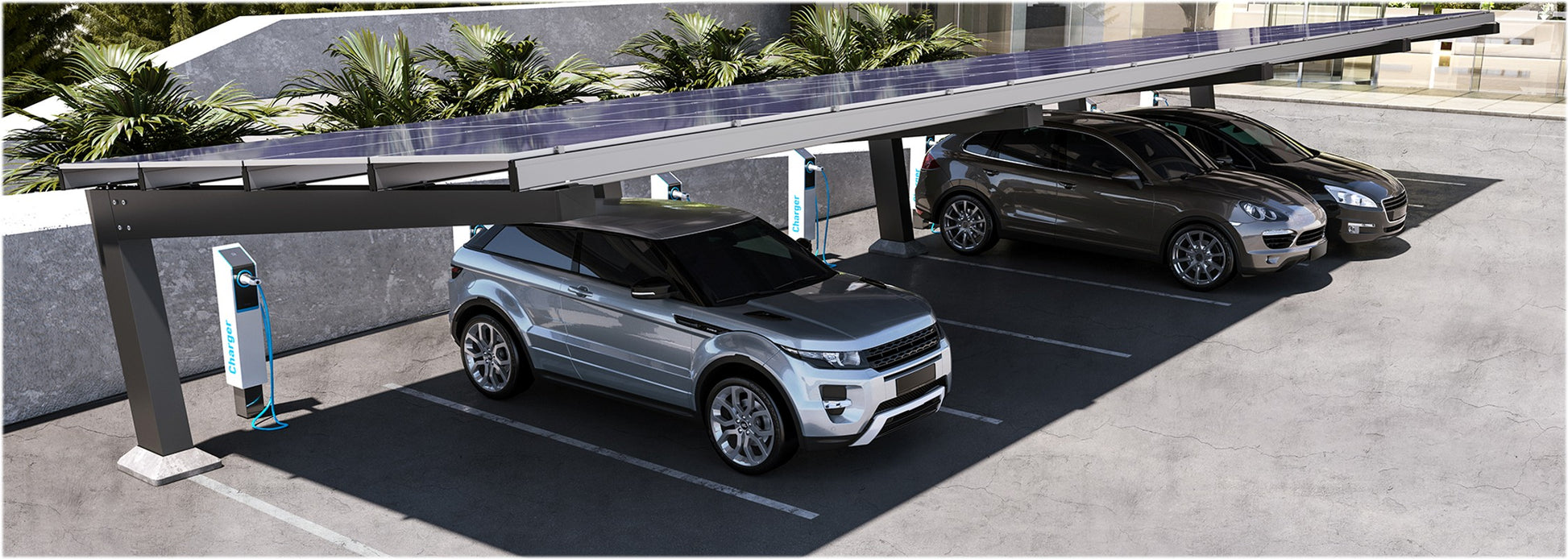 Alumil Solar Systems S.A. - Montagesysteme - Helios 2700 - Carport Monopitch Helios 2700 - Carport Monopitch - Art. 10752