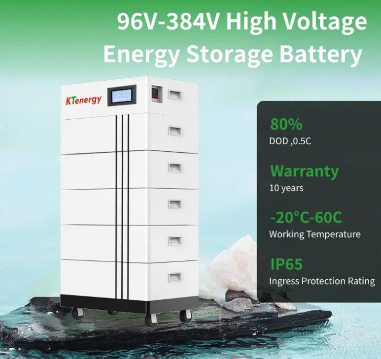 Kaitian Energy Storage (Shenzhen) Technology Co., Ltd. (KTenergy) - Speicher - High Voltage 100Ah Stackable Lifepo4 Battery 28,8KWh - Art. 32760