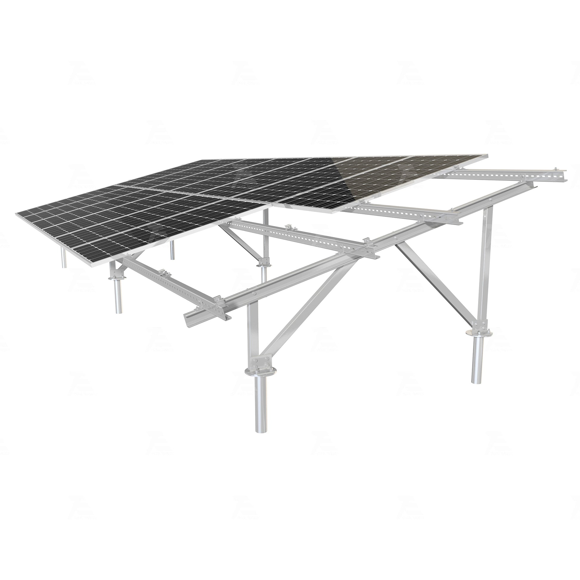 Xiamen Huge Energy Stock Co., Ltd. - Montagesysteme - Hot Dip Galvanized Steel Solar Mounting System Hot dip galvanized Zinc Steel Solar Mounting System - Art. 6321