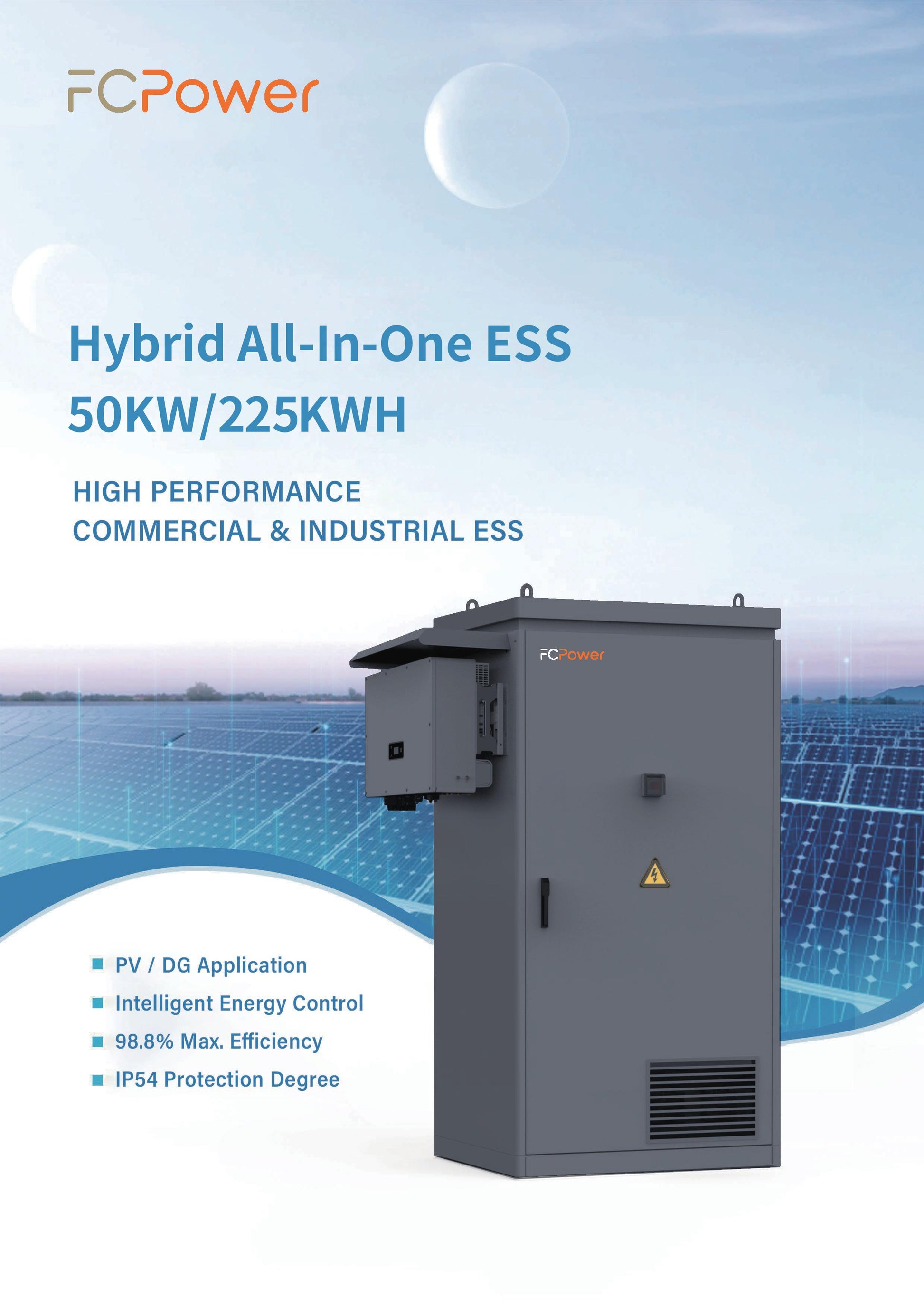 FC Power Technology Inc - Speicher - Hybrid All-In-One ESS 50kW/225kWh 50kW-225kWh ESS - Art. 36133