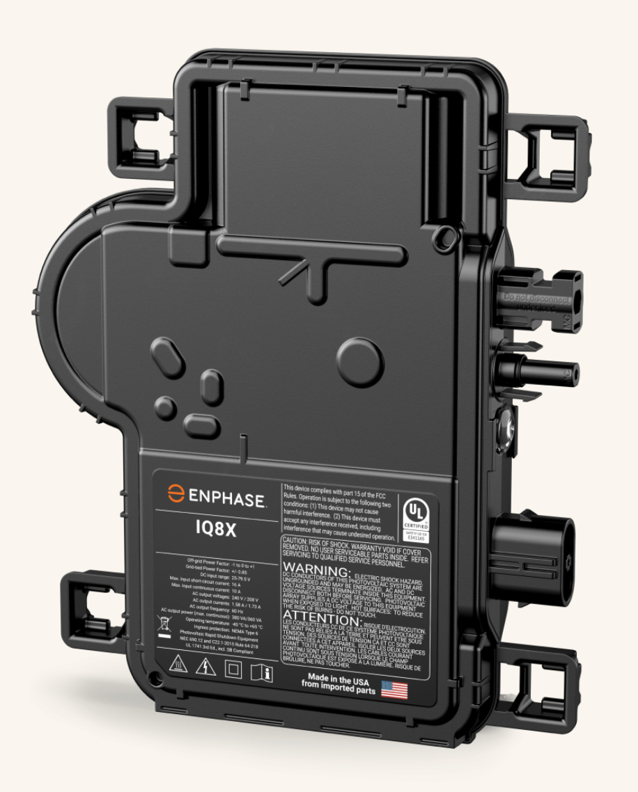 Enphase Energy, Inc. - Wechselrichter - IQ8X (North America) IQ8X-80-M-US/IQ8X-80-MDOM-US @ 240 V - Art. 55614