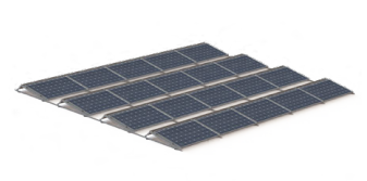 Profiness GmbH - Montagesysteme - Inclined Flat Roof System Inclined Flat Roof System - Art. 3249