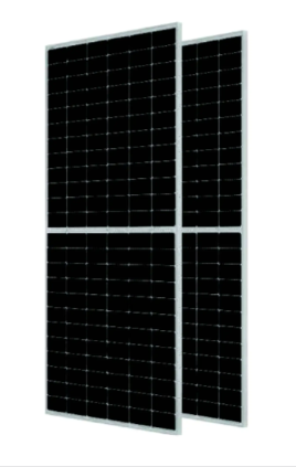 JA SOLAR Solarmodul JAM72D20-450/MB Bifacial Mono Perc 450W Silberner Rahmen