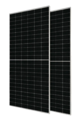 JA SOLAR Solarmodul JAM72S30-555/MR Mono Half-Cell 555W Silberner Rahmen
