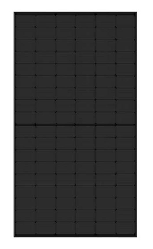 Jinko Solarmodul Tiger Neo JKM430N-54HL4R-B N-Typ Mono 430 W Vollschwarz