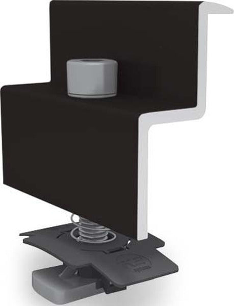 K2 Systems Modulendklemmen P EC SET black 37-38 StS PU=200