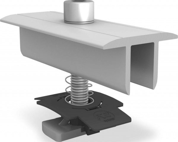 K2 Systems Modulmittelklemmen M MC XS SET silver StS 30-33 PU=200