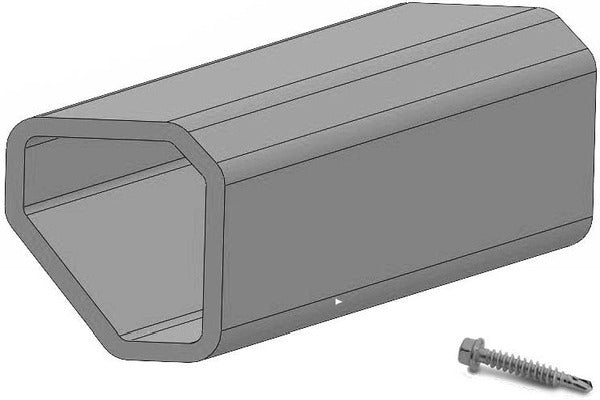K2 Systems Schienenverbinder M RC SingleRail 63 Set SU=4