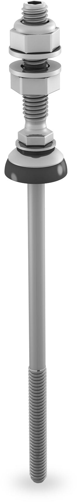 K2 Systems Solarbefestiger 85 mm M10x70 mit Faserzementdichtung für Stahlunterkonstruktion
