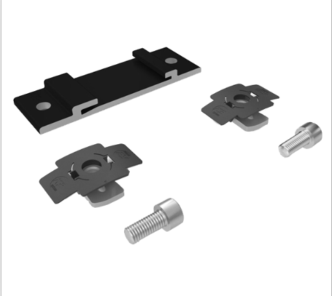 K2 Systems InsertionRail 2.0 Kreuzverbinder schwarz
