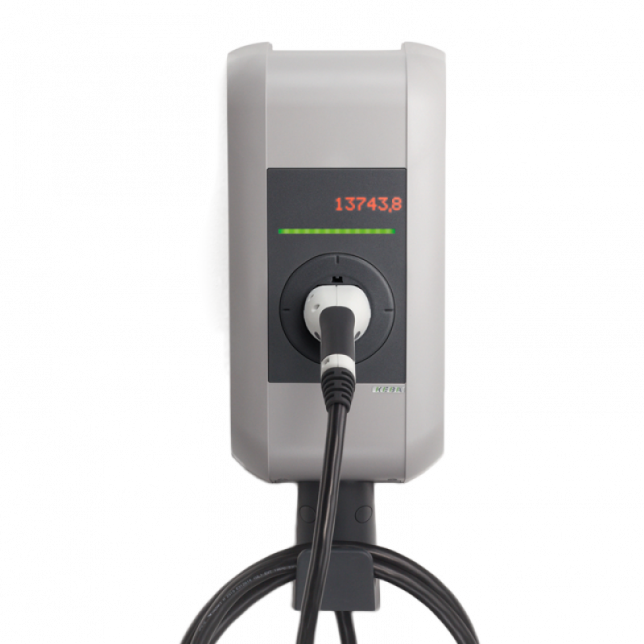 KEBA P30c Wallbox E-Lad. Typ2 6m Kabel, 22kW RFID