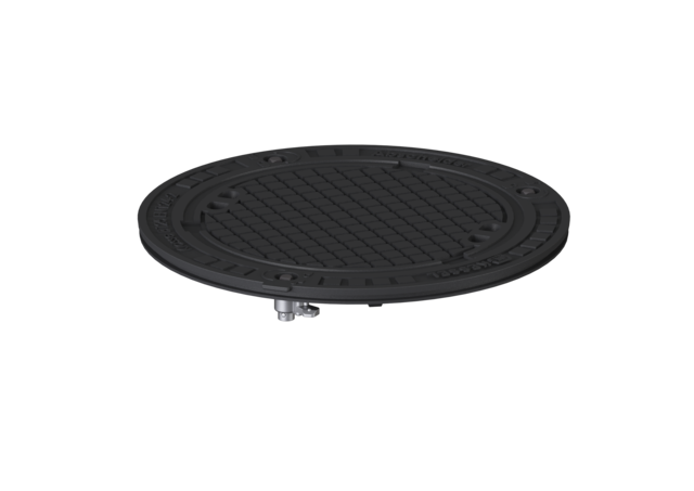 KESSEL Abdeckplatte Kl. D, Grauguss, Lock&amp;Lift, Ventilation - Art 860164