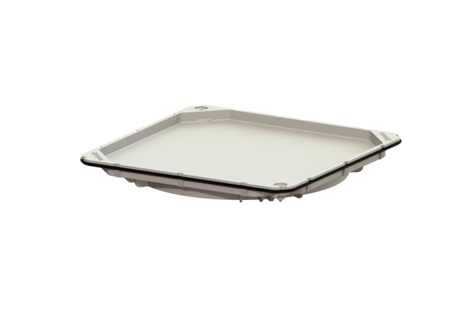 KESSEL Abdeckplatte befliesbar, tagwasserdicht, 384x384 mm - Art Nr. 83052