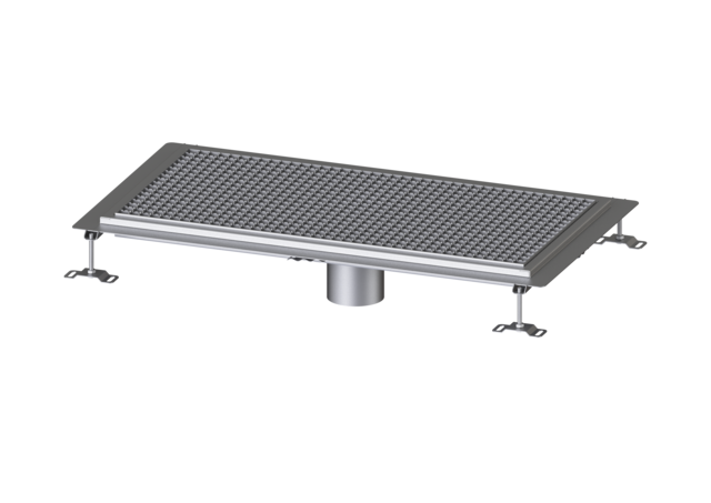 KESSEL Bodenwanne Ferrofix Klebeflansch H: 15 mm, 500 x 1000 mm - Art Nr. 6050100