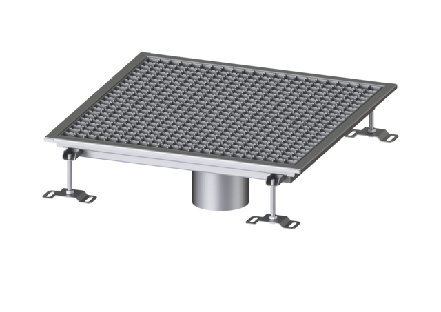 KESSEL Bodenwanne Ferrofix ohne Klebeflansch, 600 x 600 mm - Art Nr. 6160600