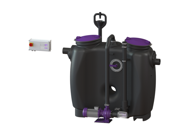 KESSEL Fettabscheider EasyClean free NS 2, Auto Mix - Art Nr. 93002.01/DSP