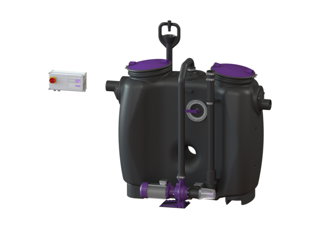 KESSEL Fettabscheider EasyClean free NS 3, Auto Mix, SonicControl - Art Nr. 93003.02/DSP