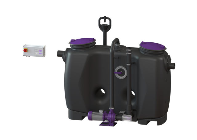 KESSEL Fettabscheider EasyClean free NS 4, Auto Mix - Art Nr. 93004.01/DSP