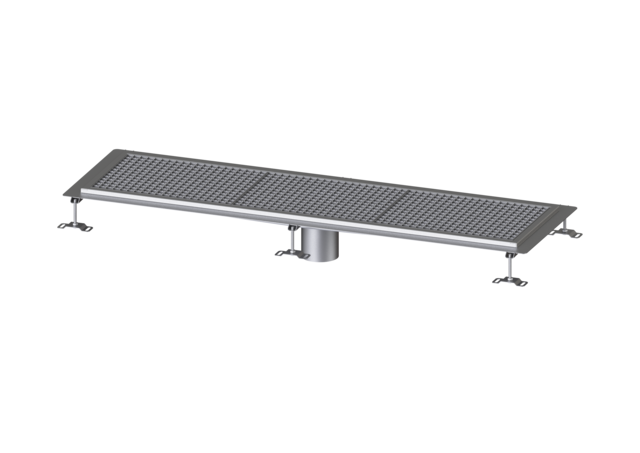 KESSEL Kastenrinne Ferrofix Klebeflansch H: 15 mm, 400 x 1550 mm - Art Nr. 6040150