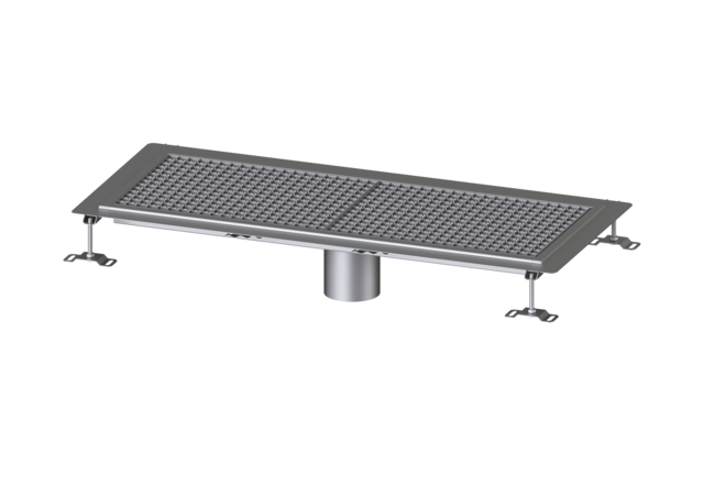 KESSEL Kastenrinne Ferrofix Klebeflansch H: 6 mm, 400 x 1050 mm - Art Nr. 6240100