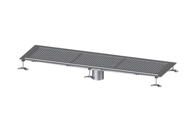 KESSEL Kastenrinne Ferrofix Klebeflansch H: 6 mm, 400 x 1550 mm - Art Nr. 6240150