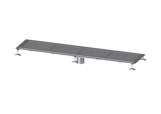 KESSEL Kastenrinne Ferrofix Klebeflansch H: 6 mm, 400 x 2050 mm - Art Nr. 6240200